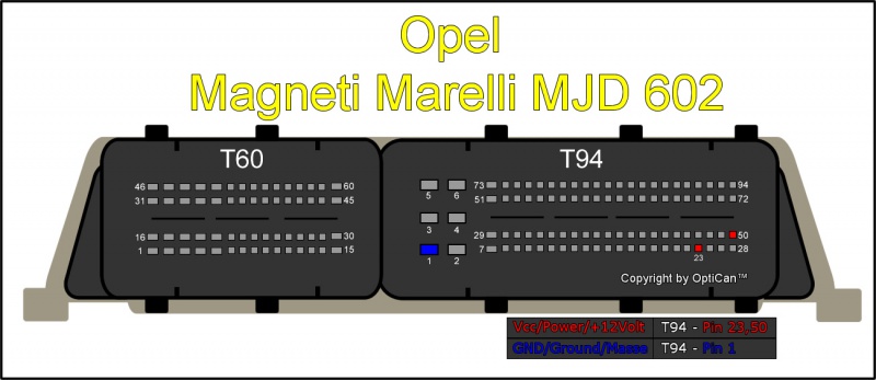 Magneti Marelli MJD 602 pinout diagram 3
